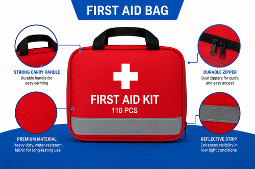 110 piece first aid - piece,