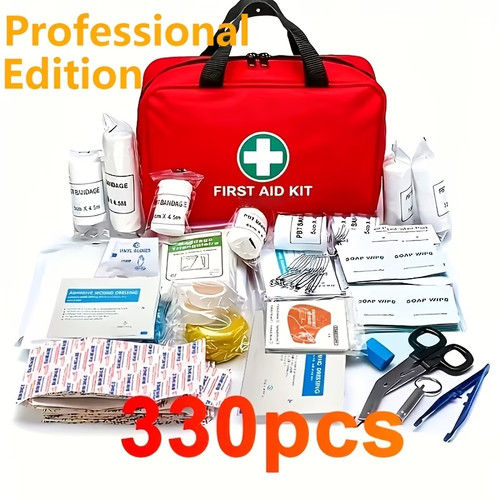 330pcs deluxe first aid kit - deluxe,
