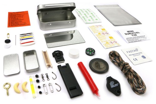 Mini survival tin - tin, outdoor