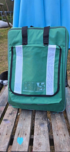 Large green emergency kit bag - emergency,