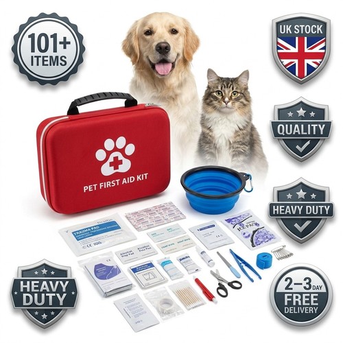 Pet first aid kit - for, &