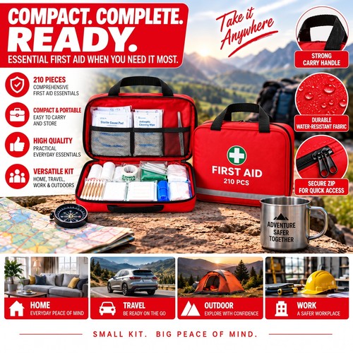210 piece first - aid, kit