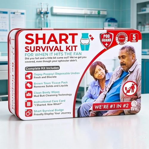 Shart survival kit funny - -,