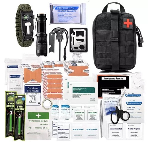 Black survival kit 125 - black,