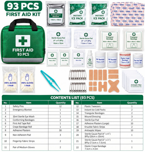 93pc first aid - aid, kit